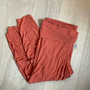 Maternity Sleep Ankle Leggings Modal XL Mesa Rock Sunday Soft Foldover Waist EUC